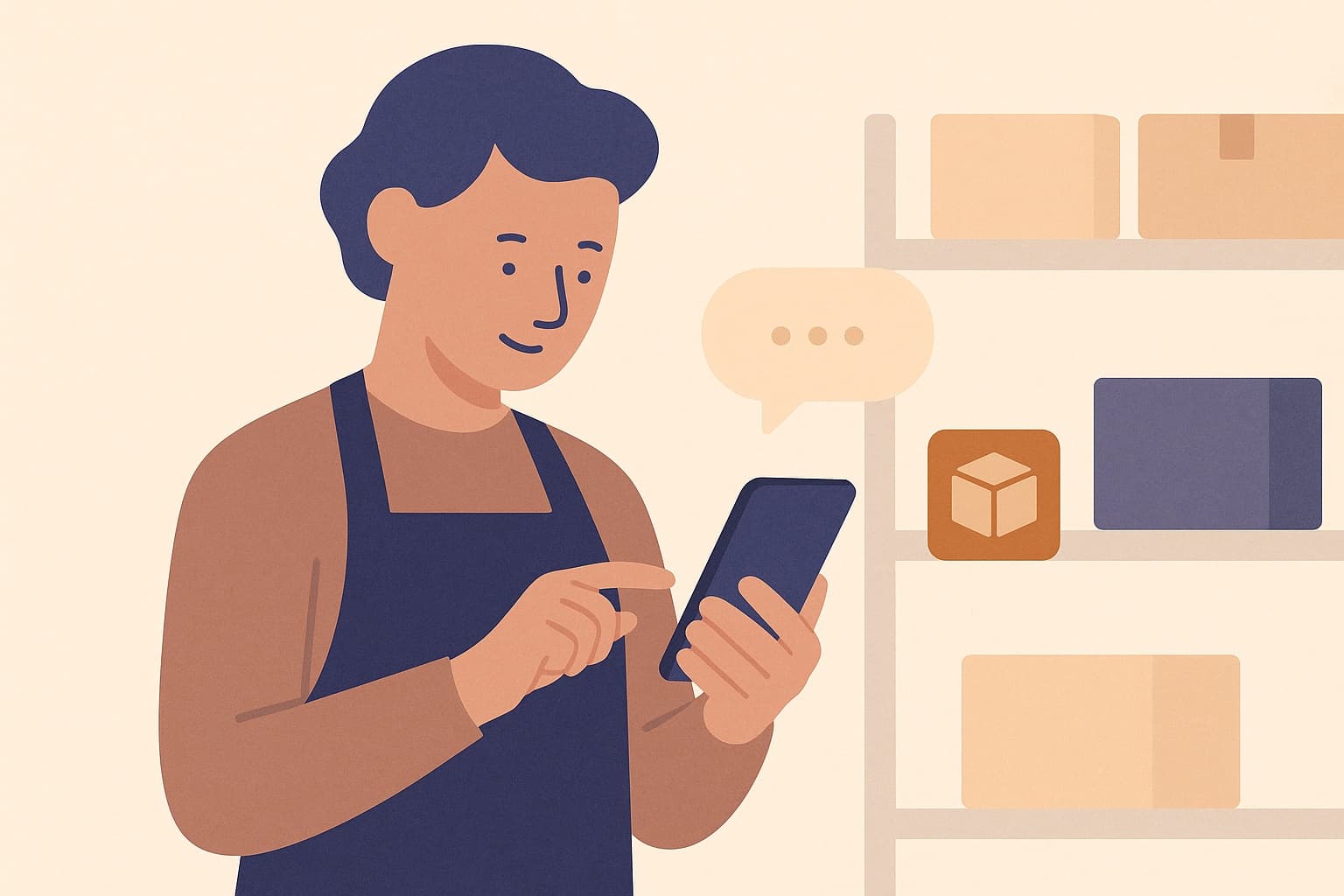 Bayi telefonundan web portaldan sipariş veriyor